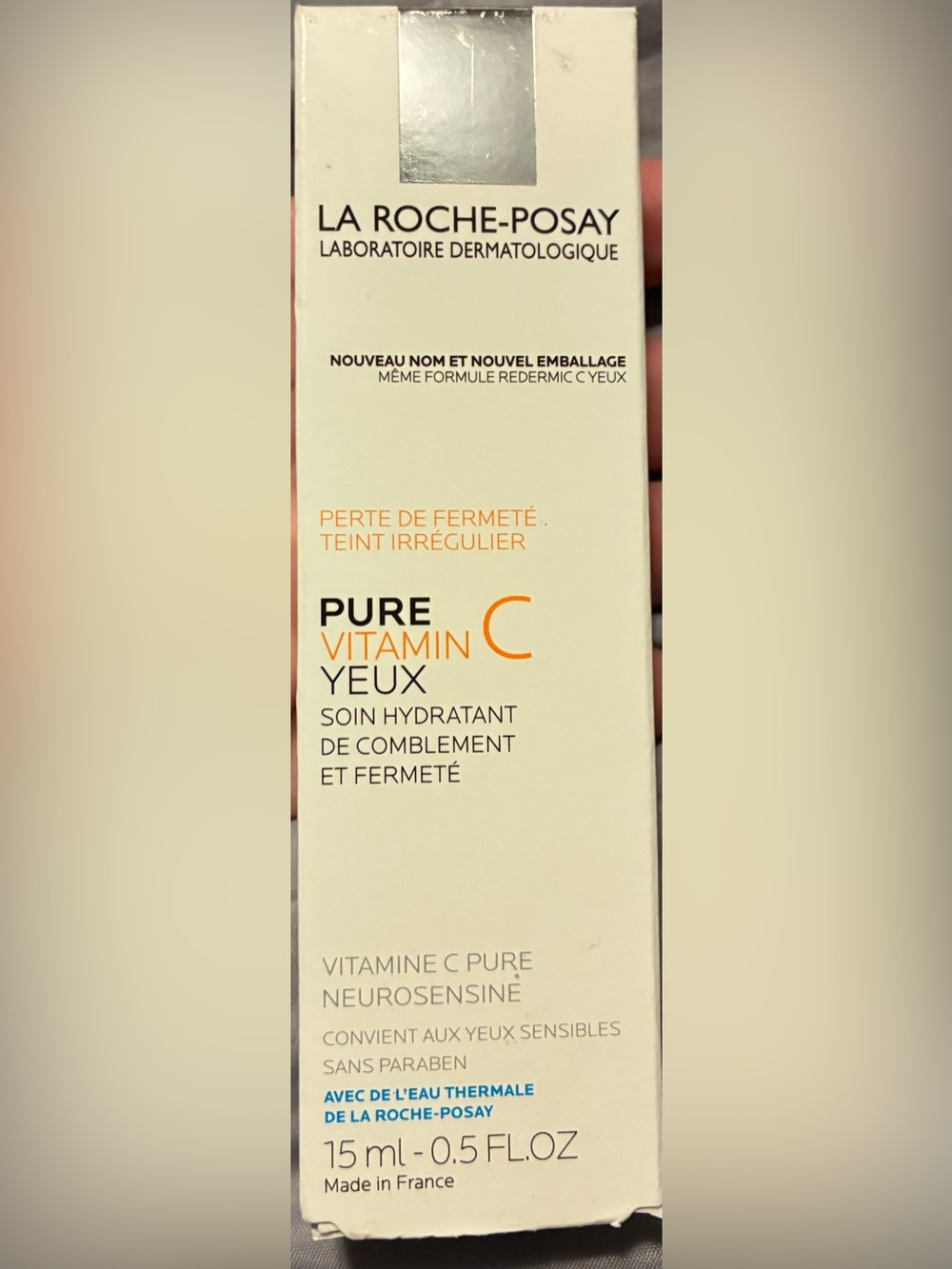 La Roche-Posay Pure Vitamin C Eye Cream 0.5 oz Redermic C Eyes NEW